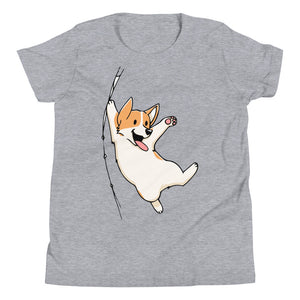 Youth Swinging Spidey Corgi T-Shirt